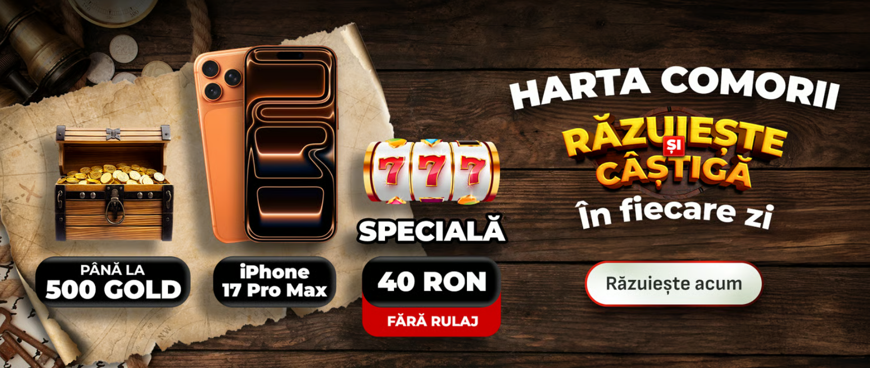 Imagine reprezentativă pentru Harta Comorii Winbet, cu simboluri de comori și premii