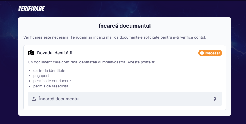 Verificare KYC Zinx: Ghid Complet pentru Jucători Noi — pas 3
