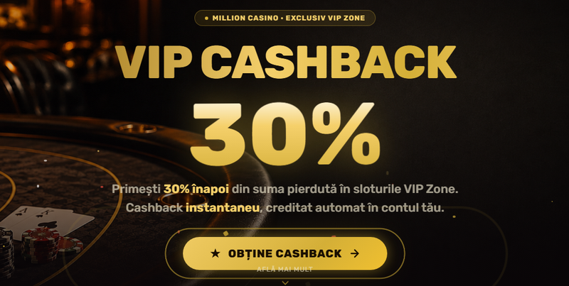 Million Casino VIP Cashback 30% | Ghid Complet uwin.ro